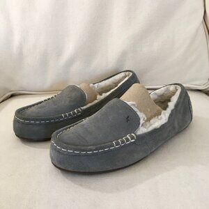 Koolaburra by UGG Womens Suede Faux Fur Moccasin Slipper